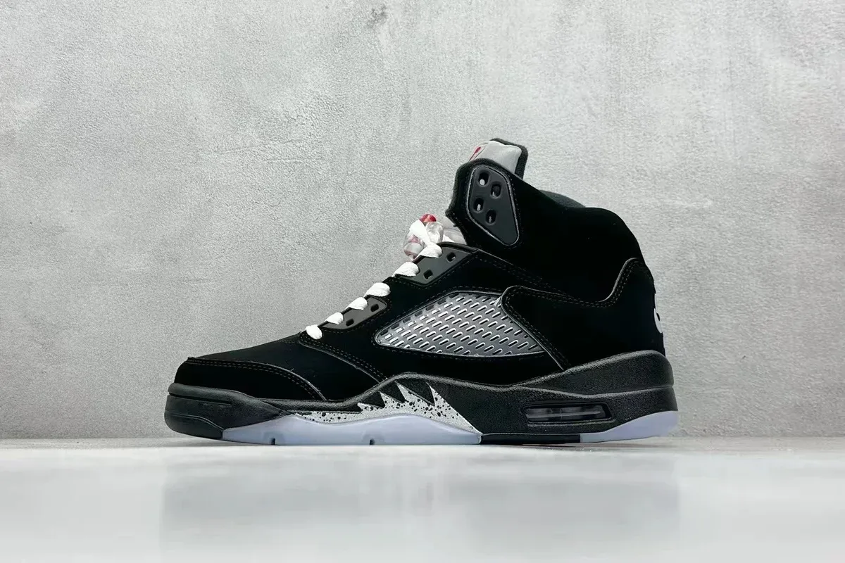 Jordan Nike Air Jordan 5 Black Cement Sneakers Black - 1