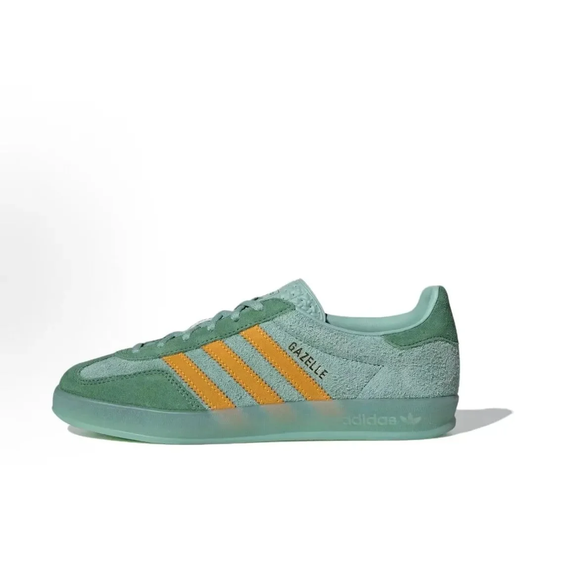 Adidas Adidas Gazelle Olive Green & Orange Sneakers Green - 1