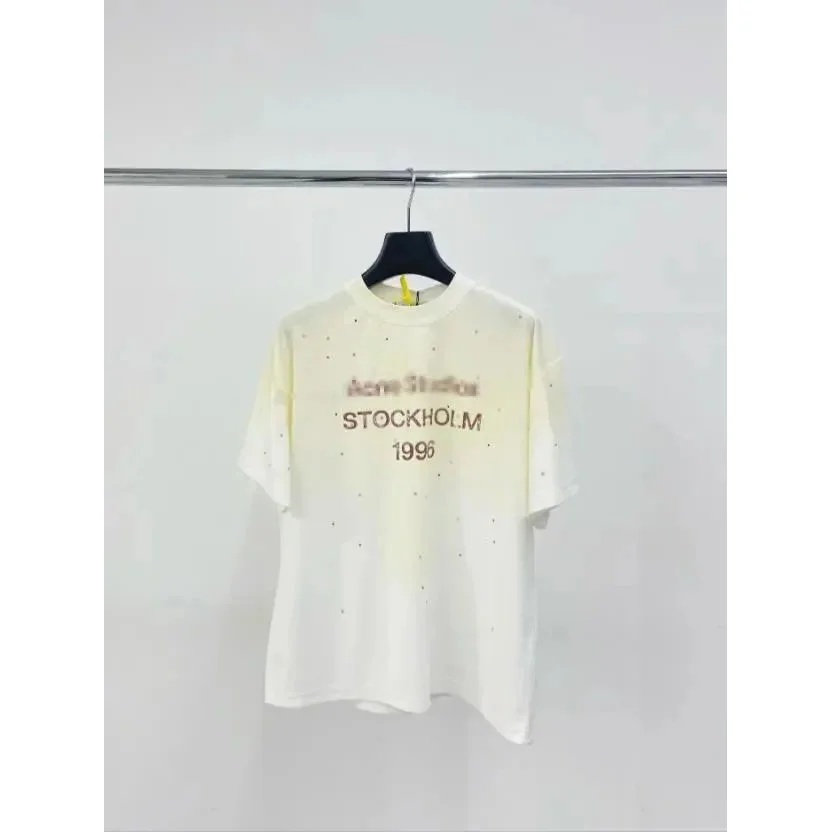 Acne Studios Acne Studios Face 'Stockholm 1996' White T-Shirt White - 1