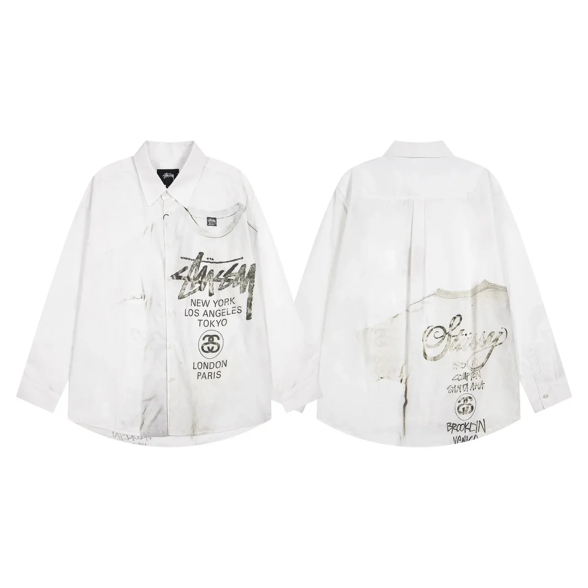 Stussy Stussy White Graphic Shirt White - 1