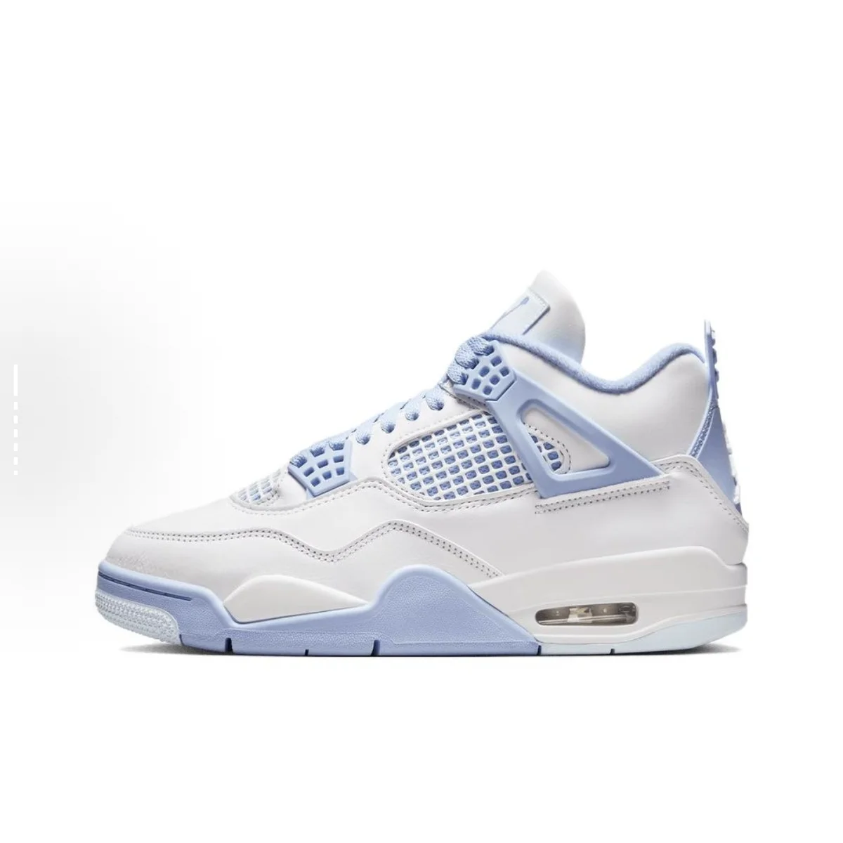 Jordan Nike Air Jordan 4 Sail/Powder Blue Sneakers White - 1