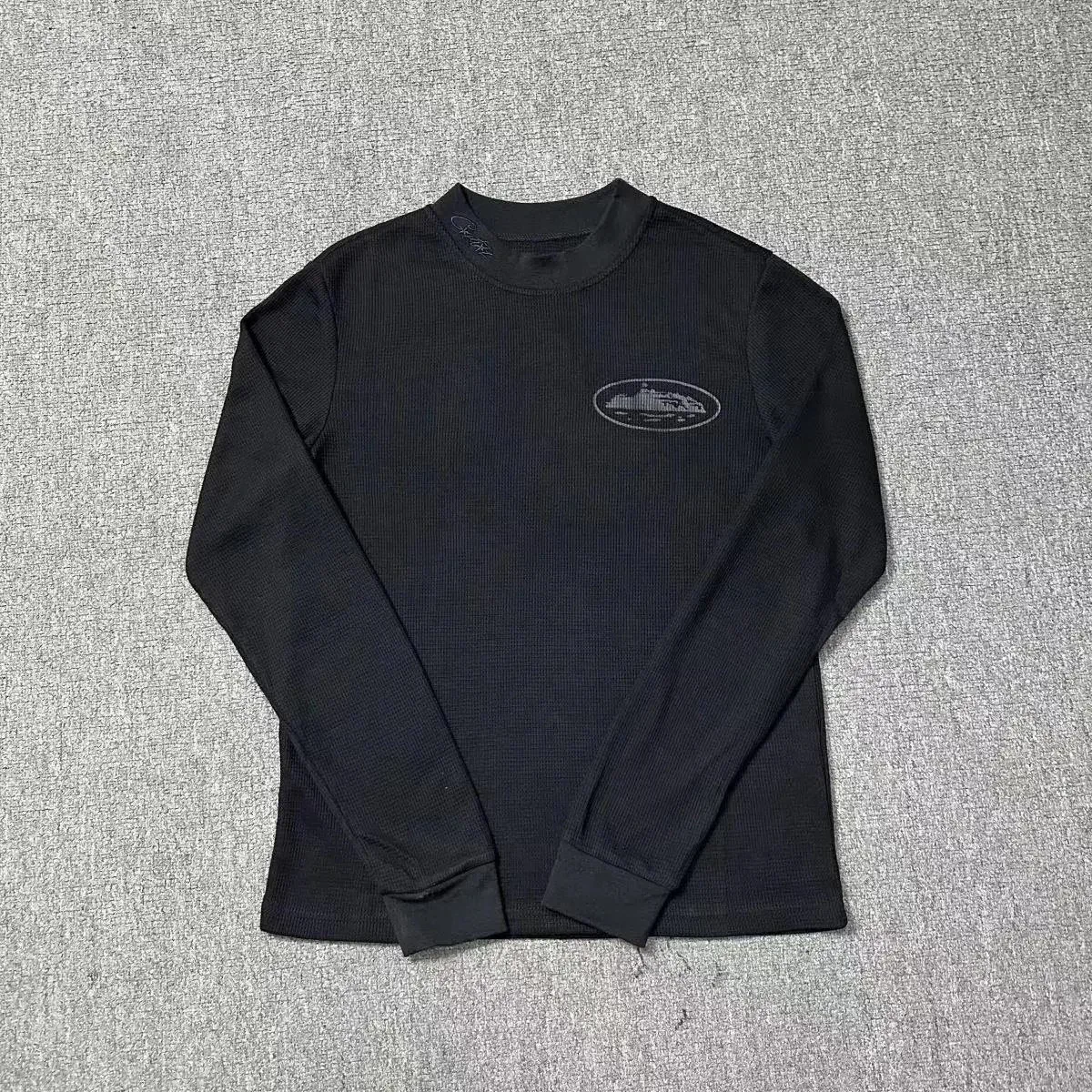 Other 733 Black Long Sleeve Thermal Top Black - 1