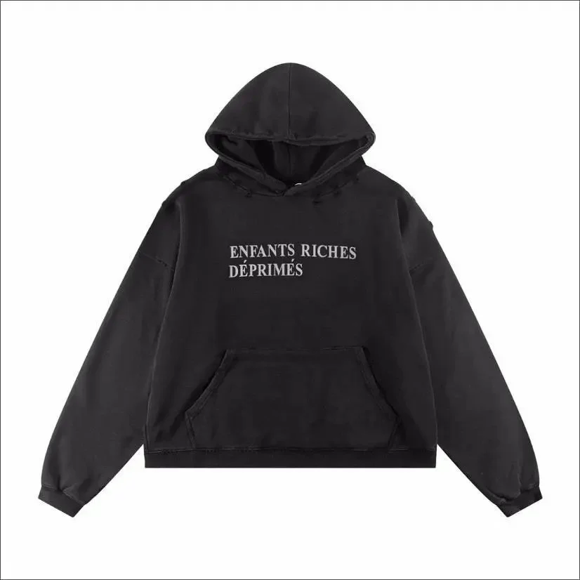 Other Black Enfants Riches Déprimés Oversized Hoodie Black - 1
