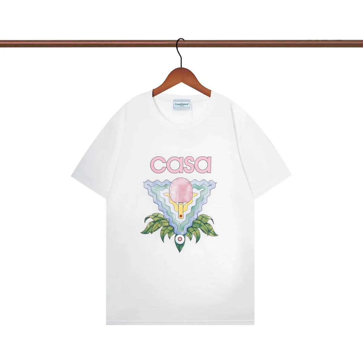 Casablanca Casabianca Casa White Graphic T-Shirt White - 1