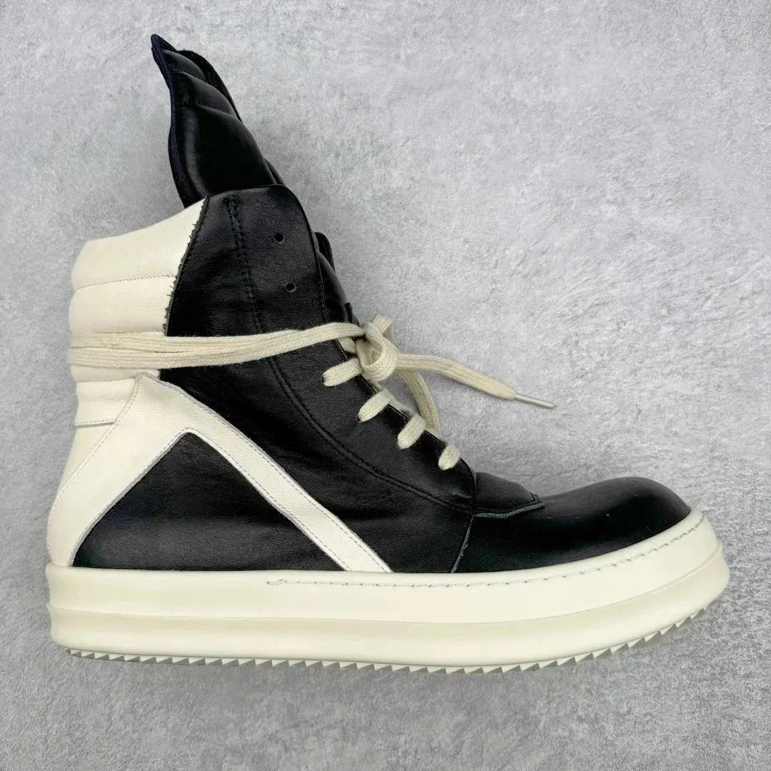 Rick Owens Rick Owens DRKSHDW Geobasket Black/White Sneakers Black