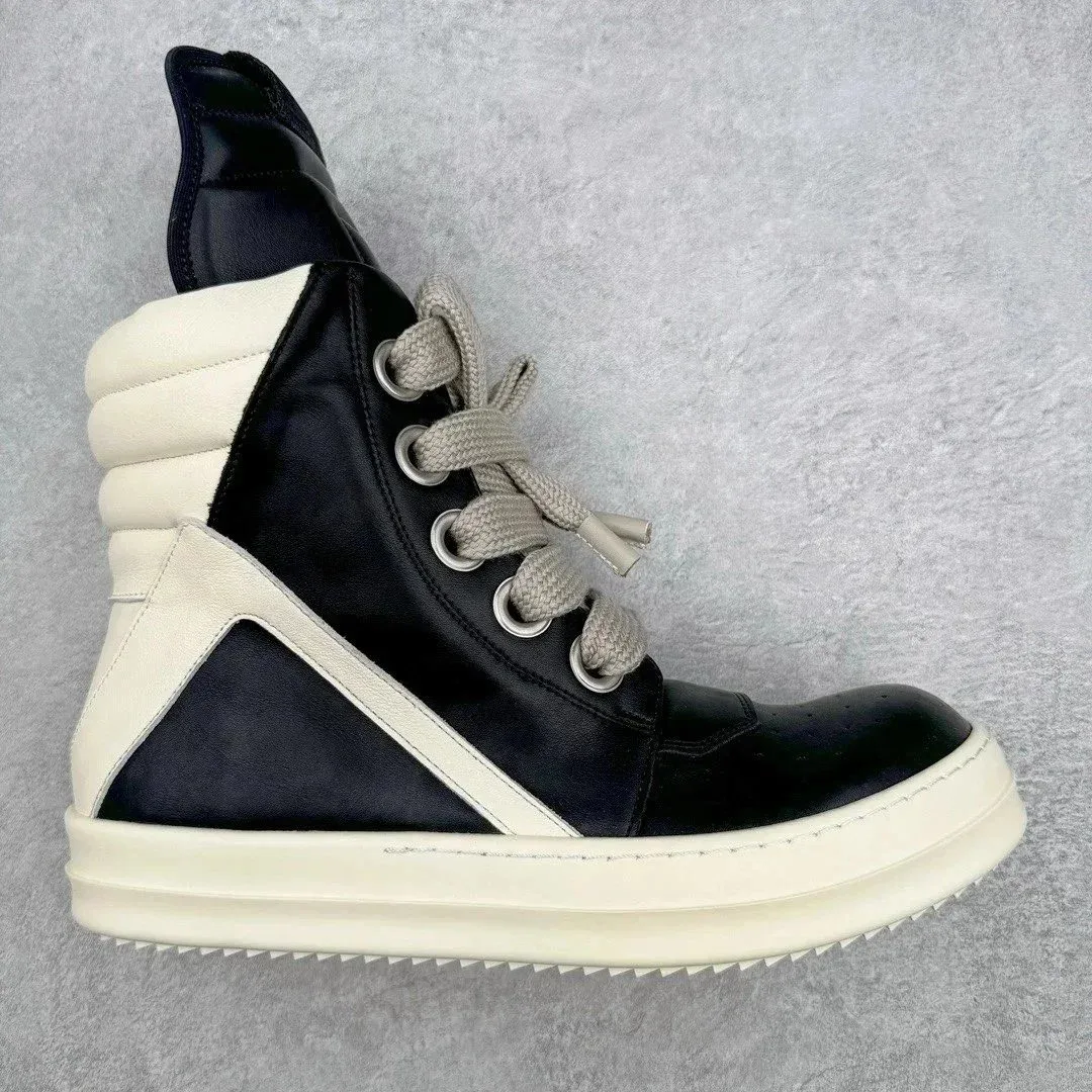 Rick Owens Rick Owens DRKSHDW Geobasket Black/White Sneakers Black - 1