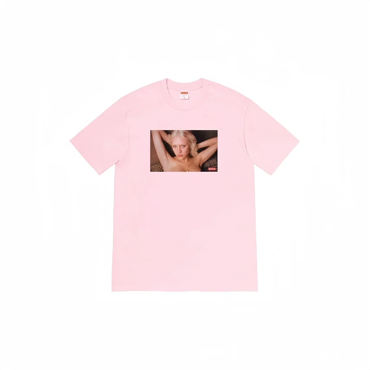 Supreme Supreme Box Logo T-Shirt 806 Pink Pink - 1
