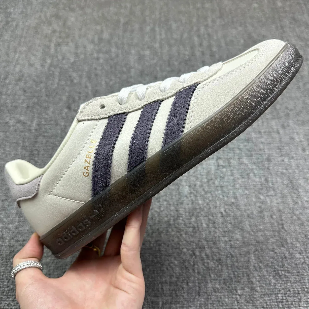 Adidas Adidas Gazelle White/Black Sneakers White - 1