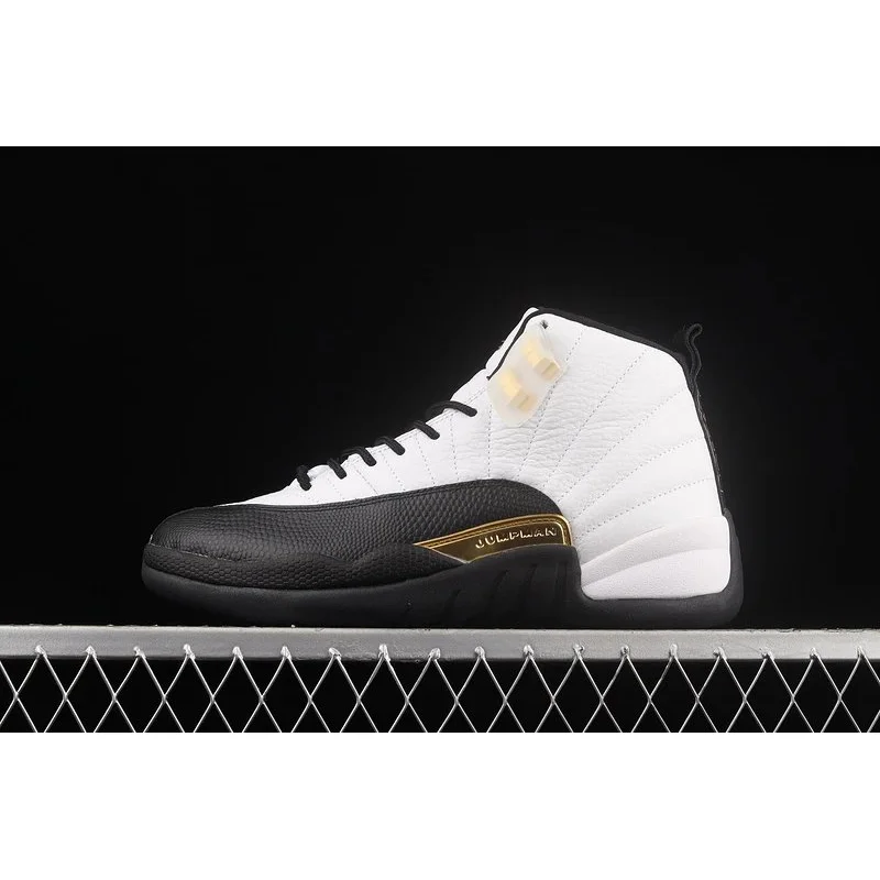 Jordan Air Jordan Air Jordan 12 White/Black/Gold Sneakers White - 1