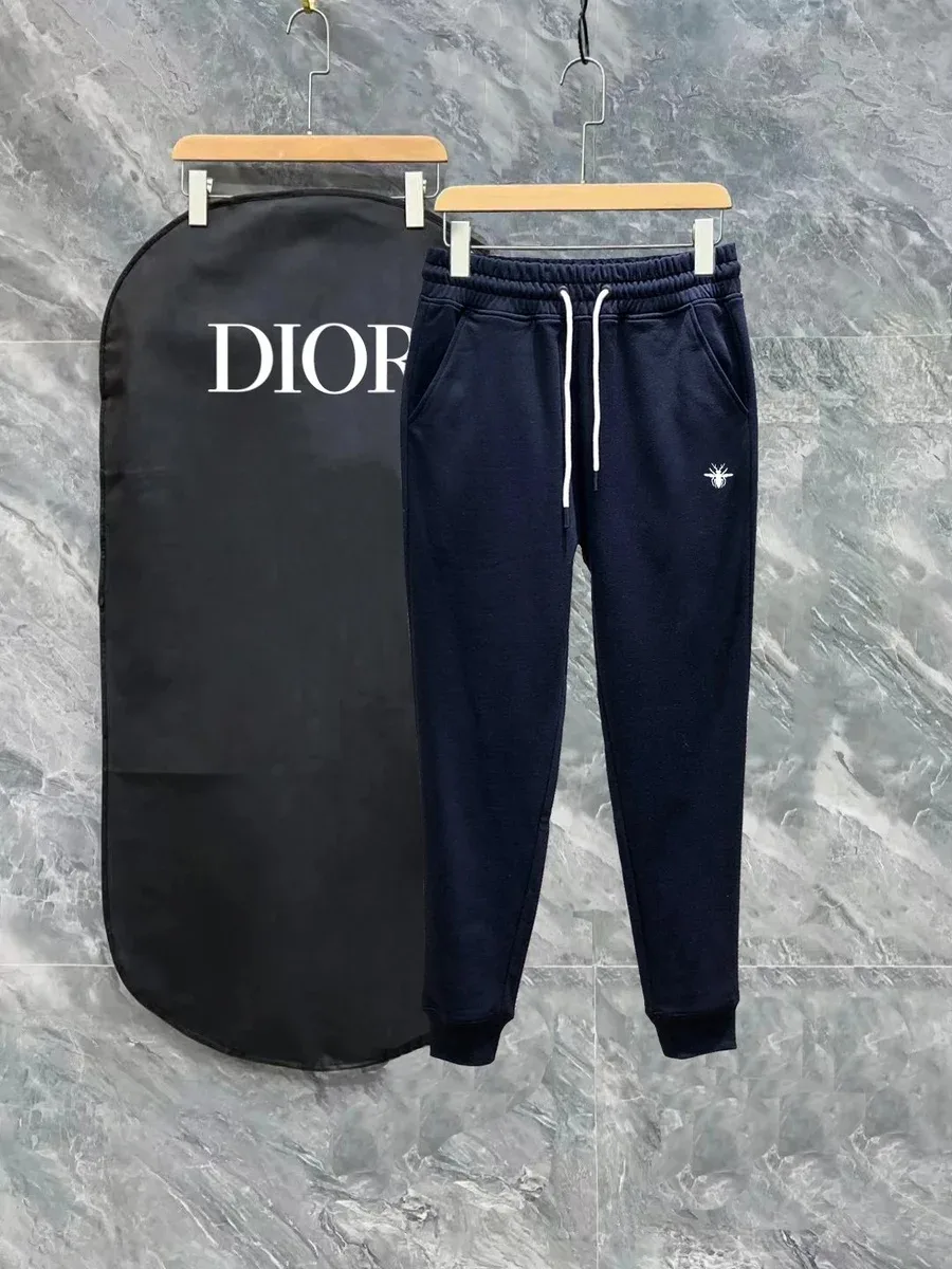 Dior Dior Bee Embroidery Sweatpants Navy Navy - 1