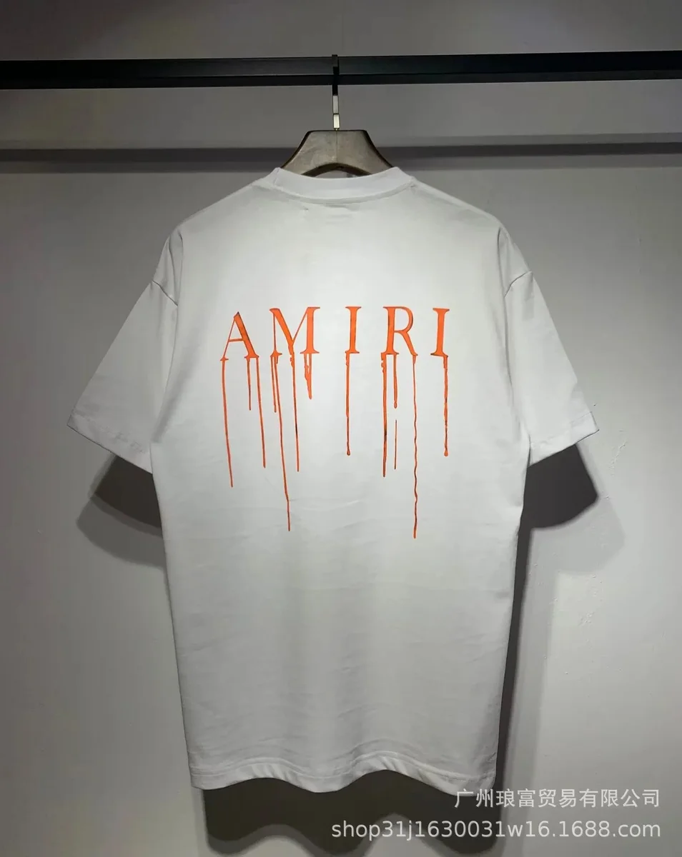 Amiri Amiri Drip White T-Shirt White - 1