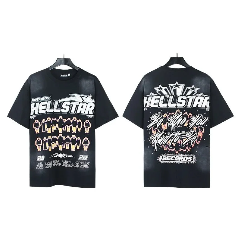 Hellstar Hellstar Studios Be Who You Want To Be Black T-Shirt Black - 1