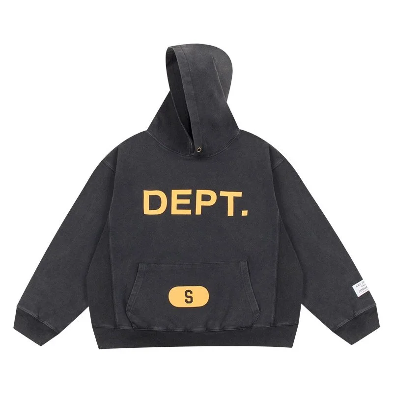 Gallery Dept. Gallery Dept. Dept De La Galerie Hoodie Water Wash Black Black - 1