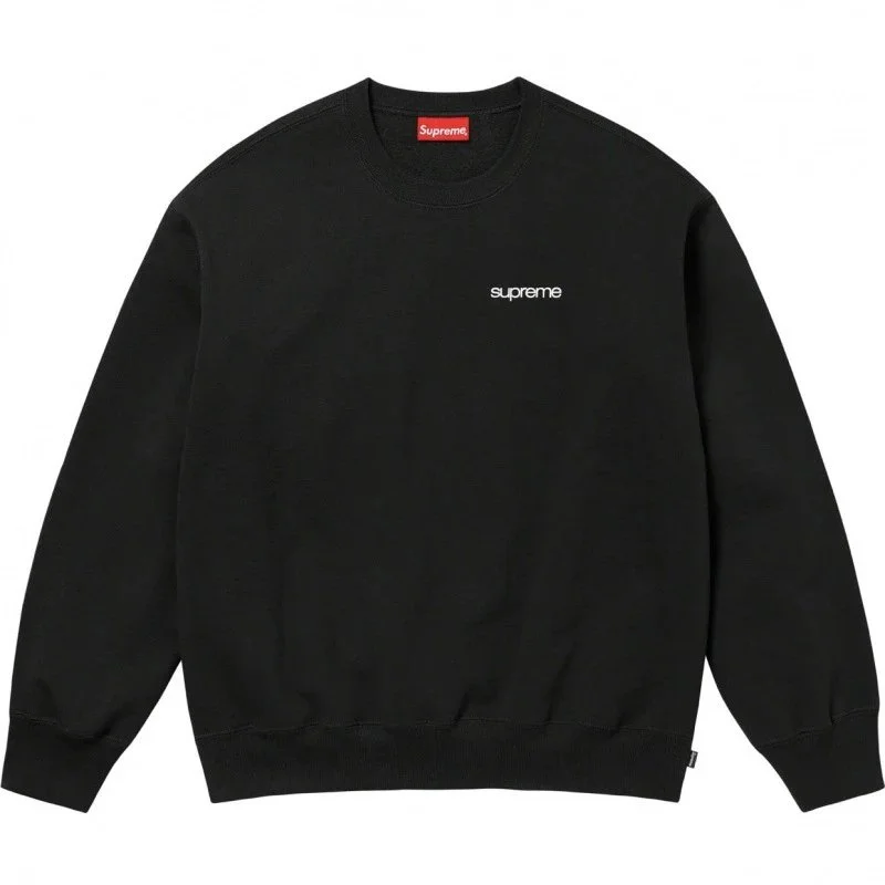 Supreme Supreme Box Logo Crewneck S085 Black Sweatshirt Black - 1