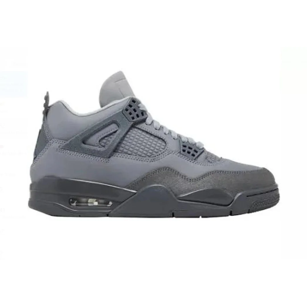 Jordan Nike Air Jordan 4 Cool Grey Sneakers Grey - 1