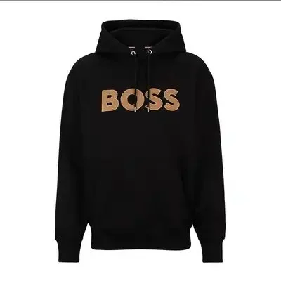Hugo Boss Hugo Boss BOSS Logo Black Hoodie Black - 1