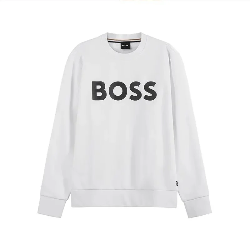 Hugo Boss HUGO BOSS White BOSS Logo Sweatshirt White - 1