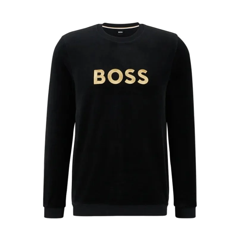 Hugo Boss HUGO BOSS Black Gold Logo Sweatshirt Black - 1