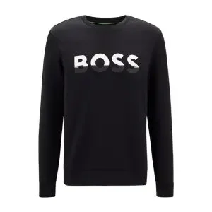 Hugo Boss Hugo Boss BOSS Logo Crewneck Sweatshirt Black Black - 1