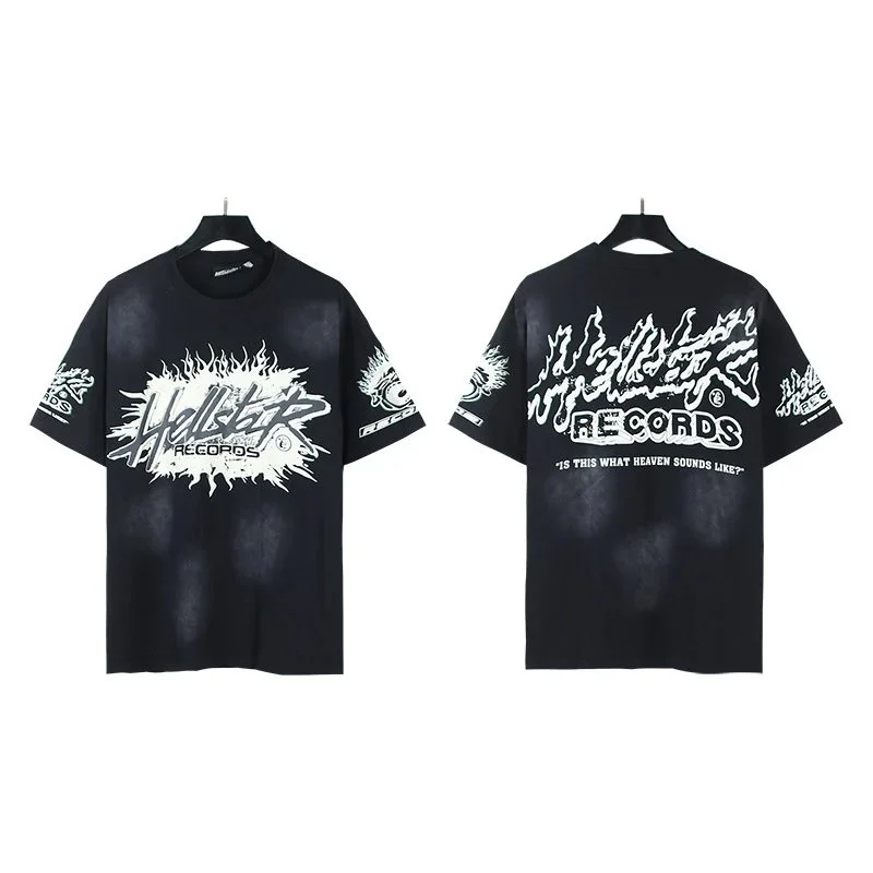 Hellstar Hellstar Studios Black 'Is This What Heaven Sounds Like?' T-Shirt Black - 1
