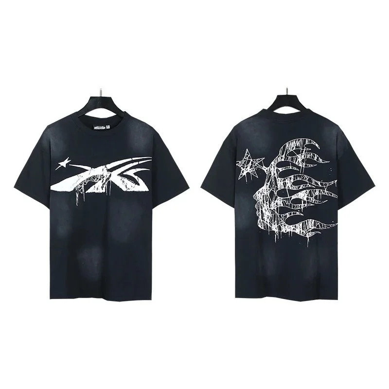Other Black White Graphic T-Shirt Black - 1