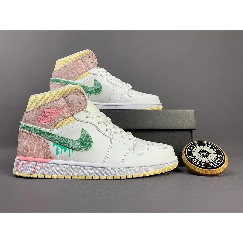 Jordan Nike Air Jordan 1 Holy Grail Sneakers White - 1