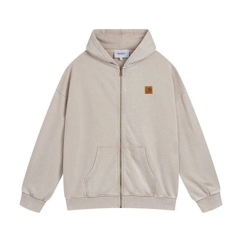 Carhartt Carhartt Detroit Chest Logo Beige Hoodie Beige - 1