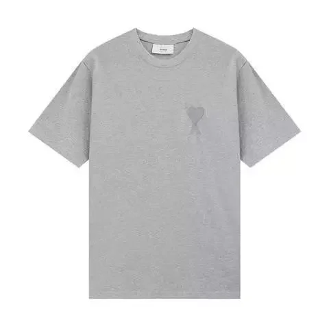 Ami Paris Ami Paris Ami de Coeur Grey T-Shirt Grey - 1