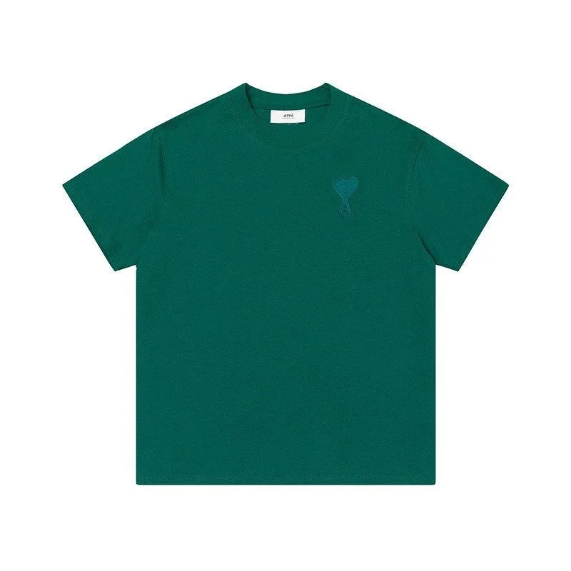 Ami Paris Ami Paris Ami de Coeur Green T-Shirt Green - 1