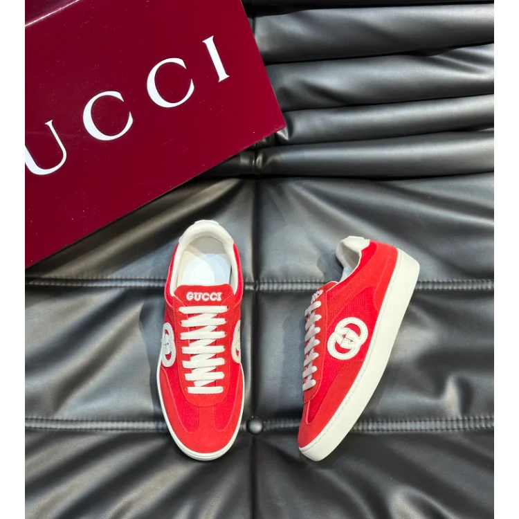 Gucci Gucci Sneakers Red/Gold Tennis Club Product Type Red - 1