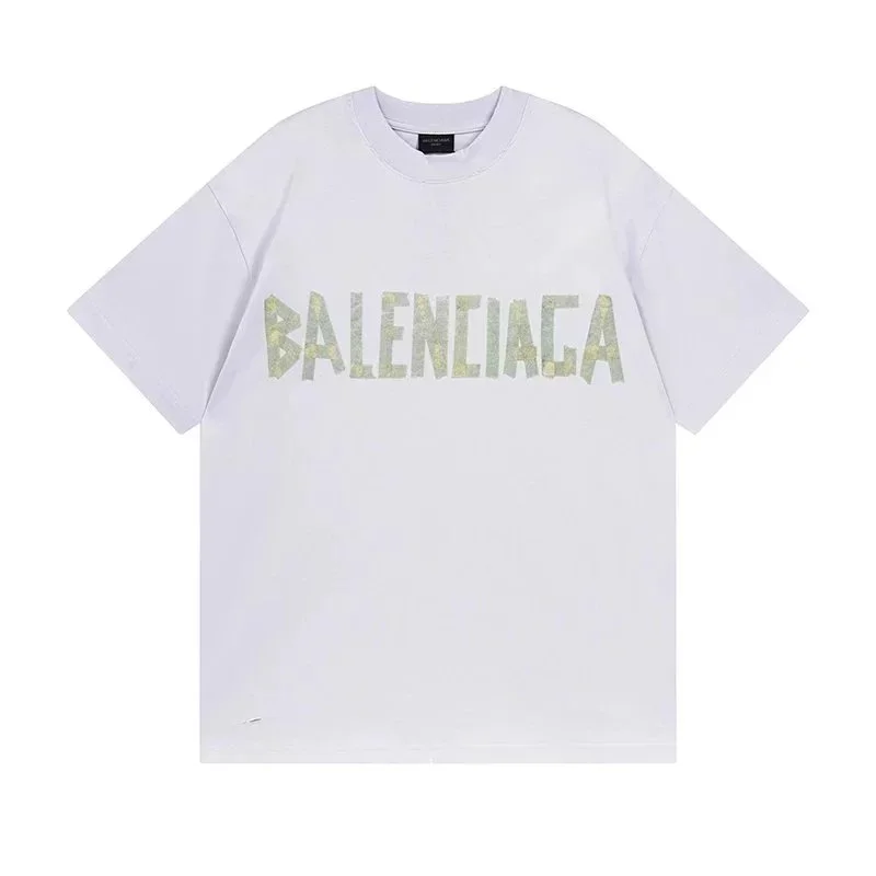 Balenciaga Balenciaga Camo Logo T-Shirt White White - 1