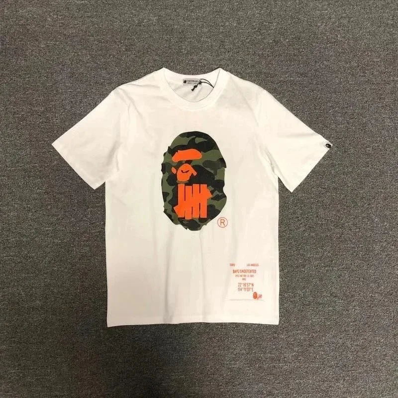 A Bathing Ape A Bathing Ape BAPE STA White Camo Head T-Shirt White - 1