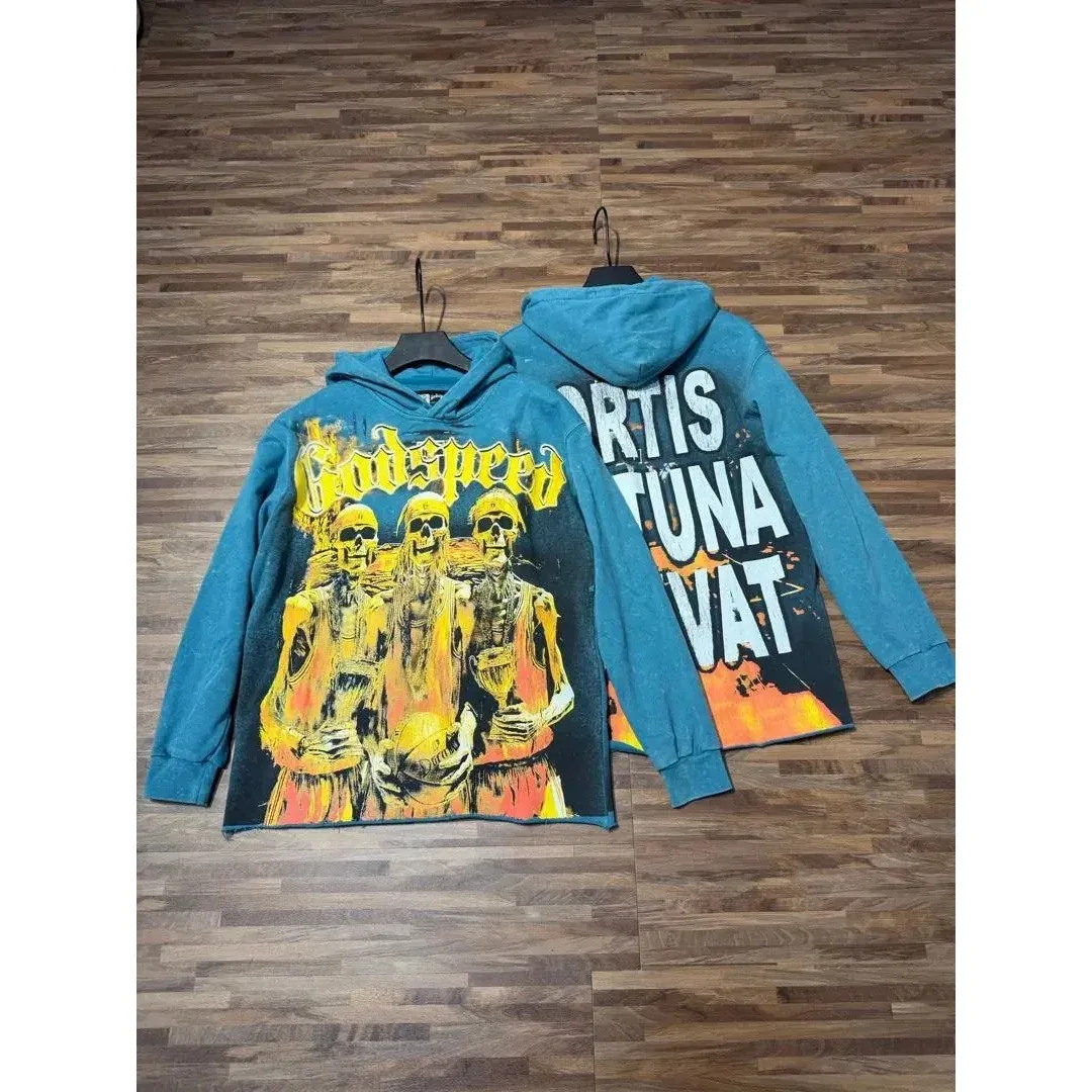 Other Godspeed C2 Hoodie Blue Graphic Sweatshirt Blue - 1