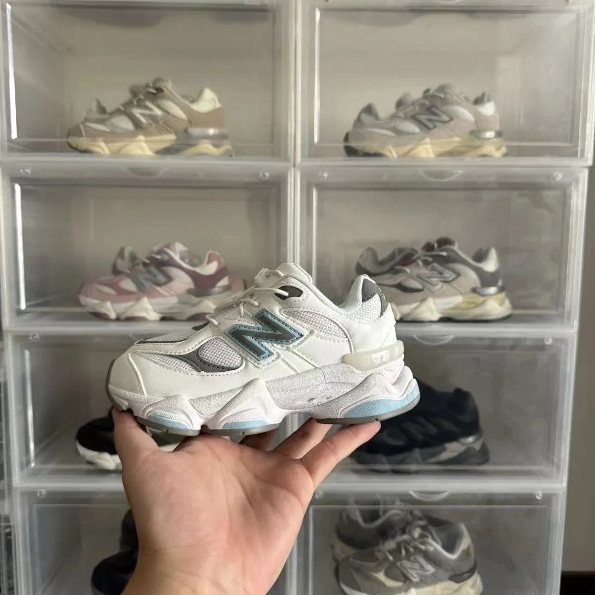 New Balance New Balance 9060 White/Blue Sneakers White - 1