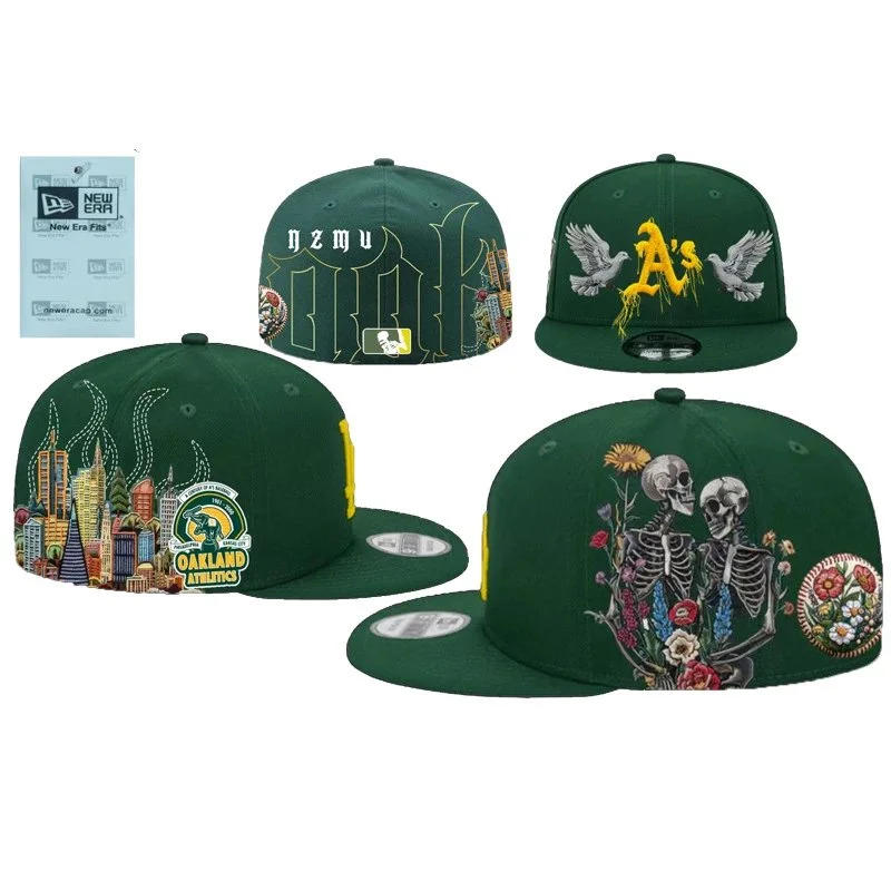 New Era New Era 59FIFTY Oakland Athletics Green Cap Green - 1