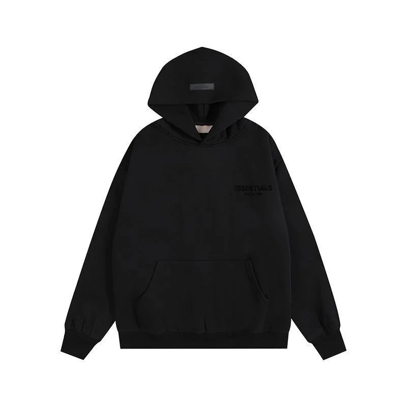 Fear of God Fear of God Essentials Black Hoodie Black - 1