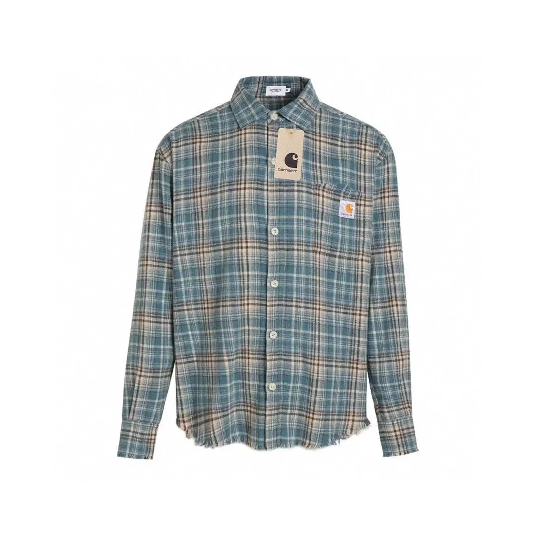 Carhartt Carhartt Detroit Plaid Button-Up Shirt Blue - 1