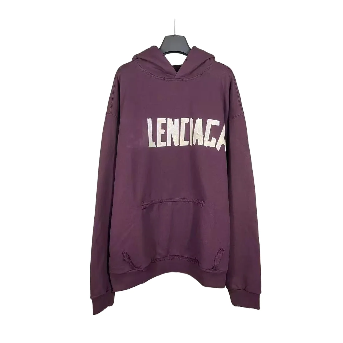 Balenciaga Balenciaga Oversized Hoodie Wine Red Red - 1