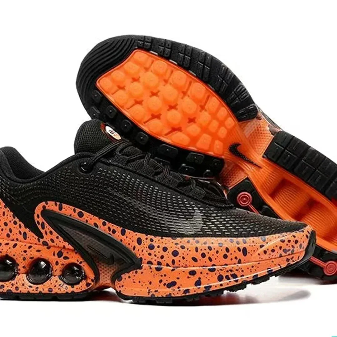 Nike Nike Air Max 2000 Black/Orange Cheetah Sneakers Orange - 1