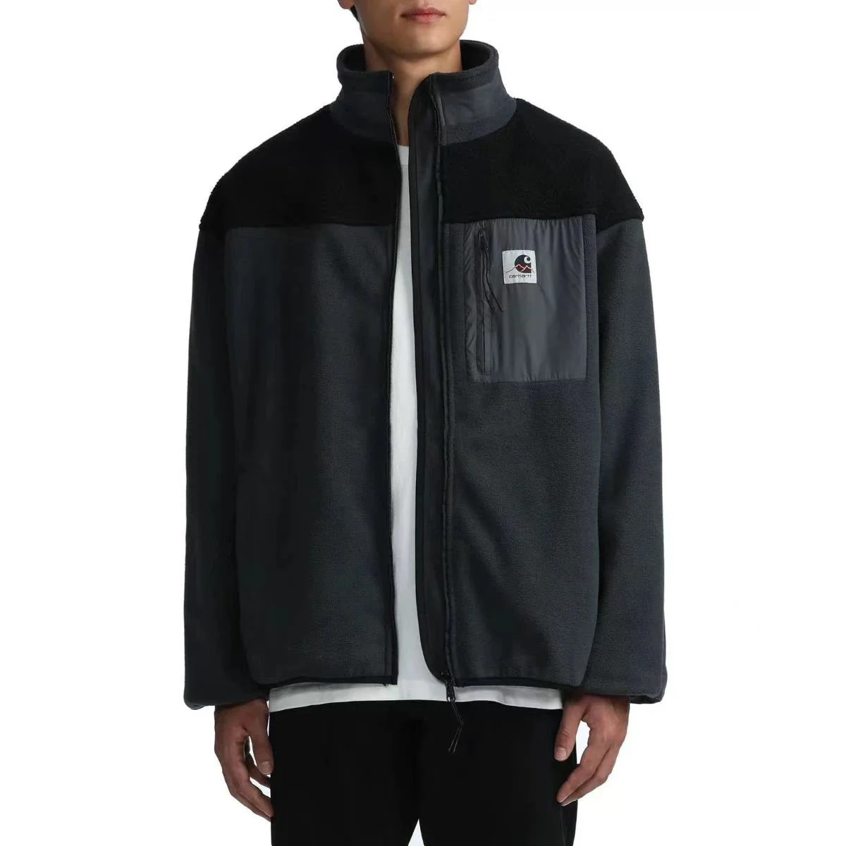 Carhartt Carhartt Detroit Fleece Jacket Grey Grey - 1