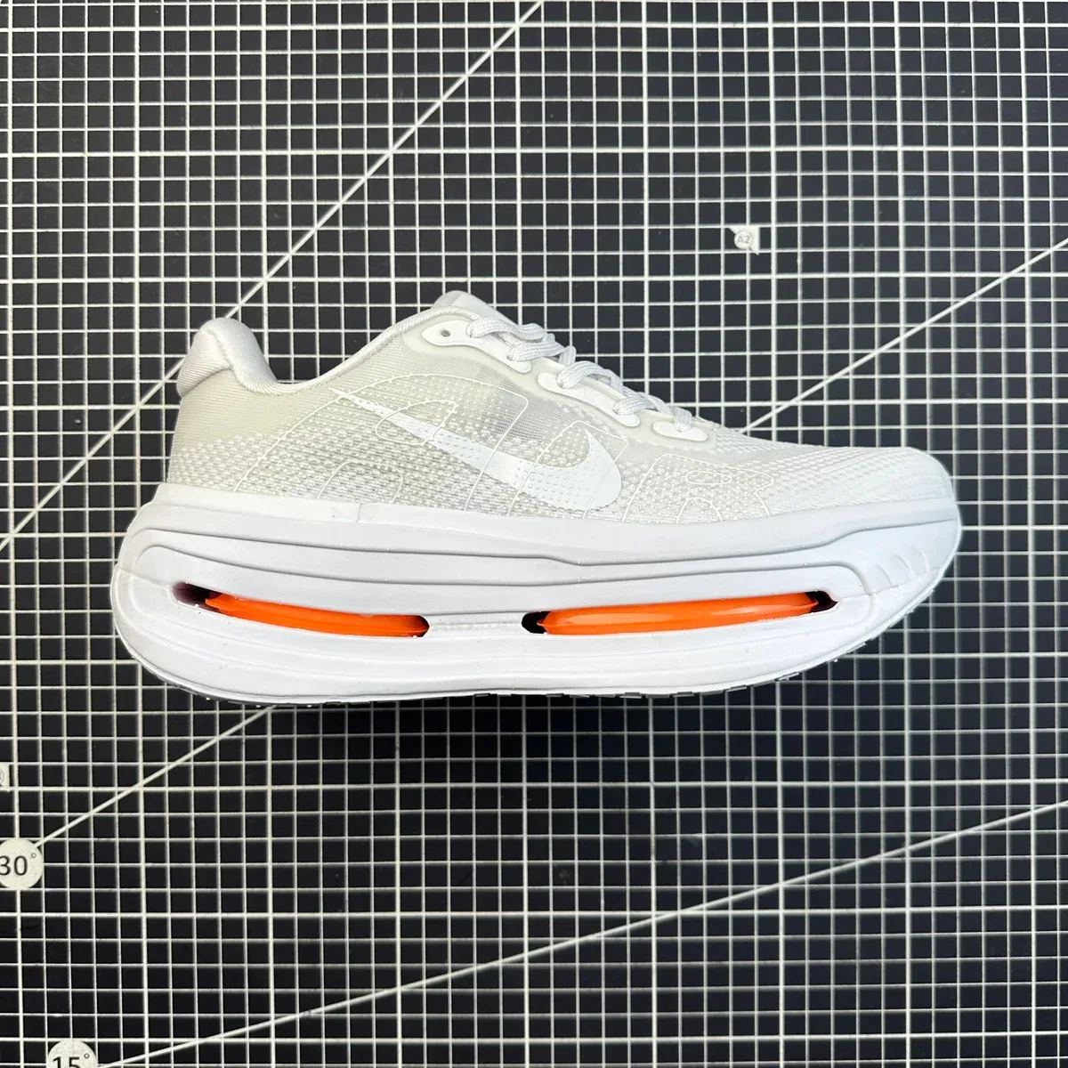 Nike Nike Air Zoom Vomero Triple White Orange Sneakers White - 1