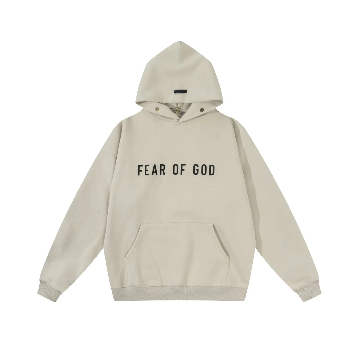 Fear of God Fear of God Essentials Hoodie Wheat Cotton Beige - 1