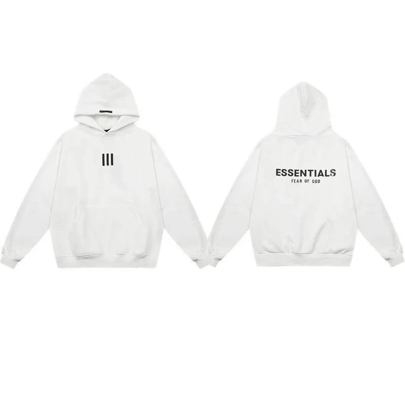 Fear of God Fear of God Essentials White Hoodie White - 1