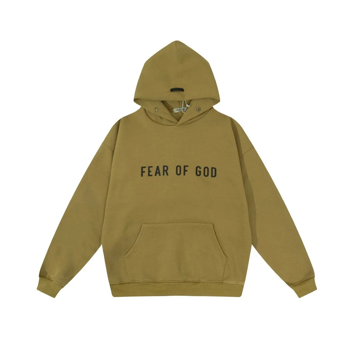 Fear of God Fear of God Essentials Olive Hoodie Brown - 1