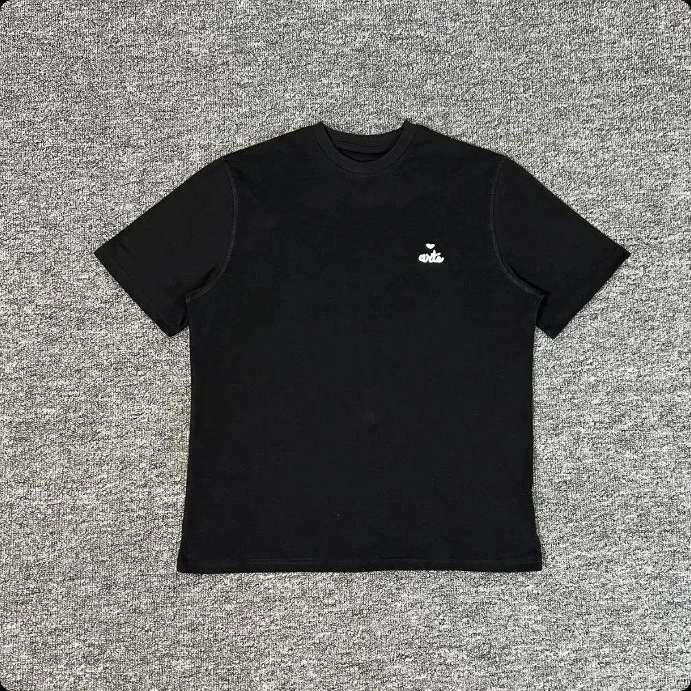 Other Black 'Arta' Embroidered T-Shirt Black - 1