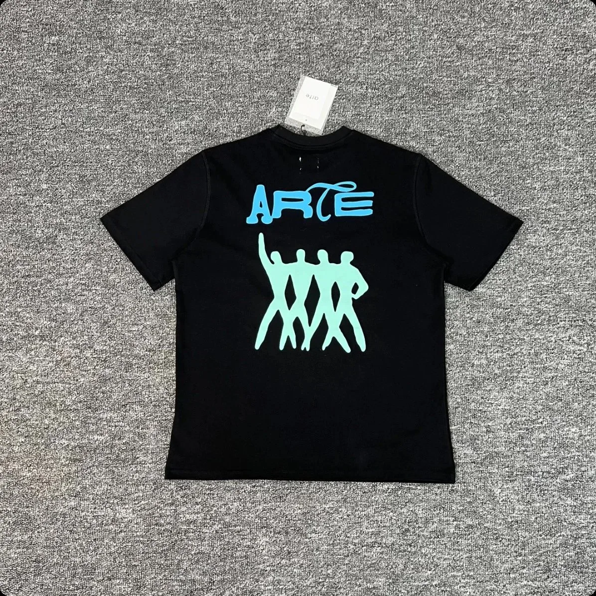 Other Black Arte Graphic T-Shirt Black - 1