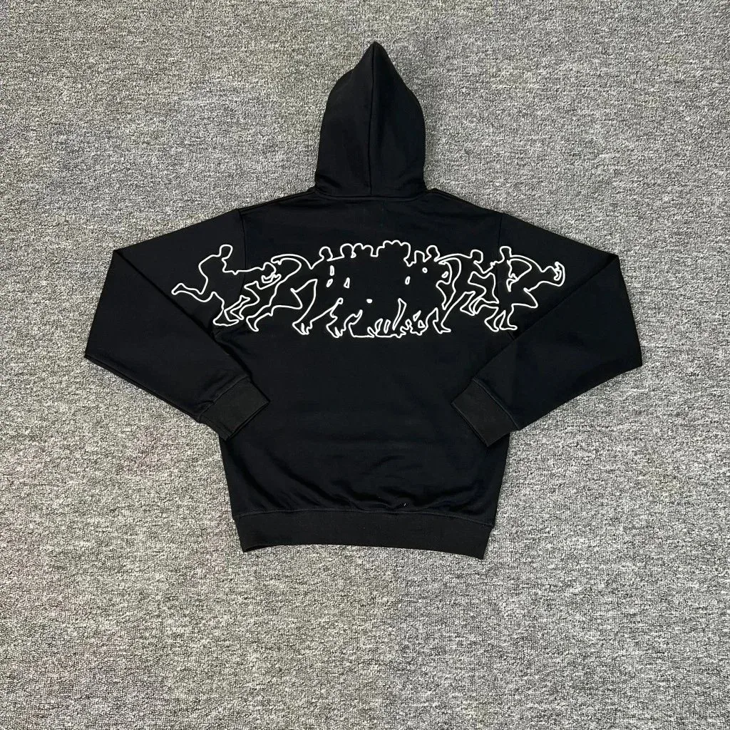 A Bathing Ape A Bathing Ape BAPE STA Black Hoodie with White Graphic Black - 1