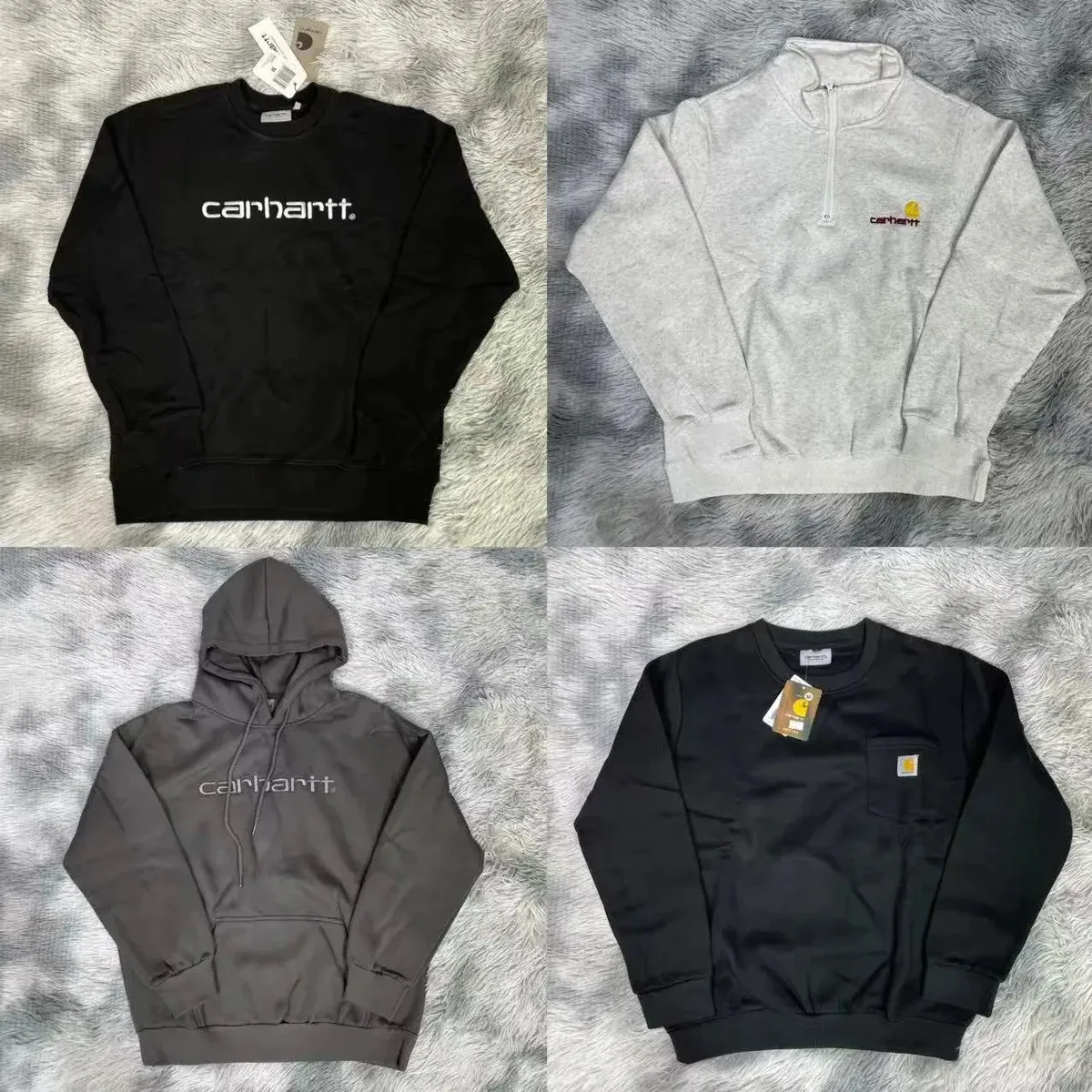 Carhartt Carhartt Detroit Blind Box Crewneck & Hoodie Set Black - 1