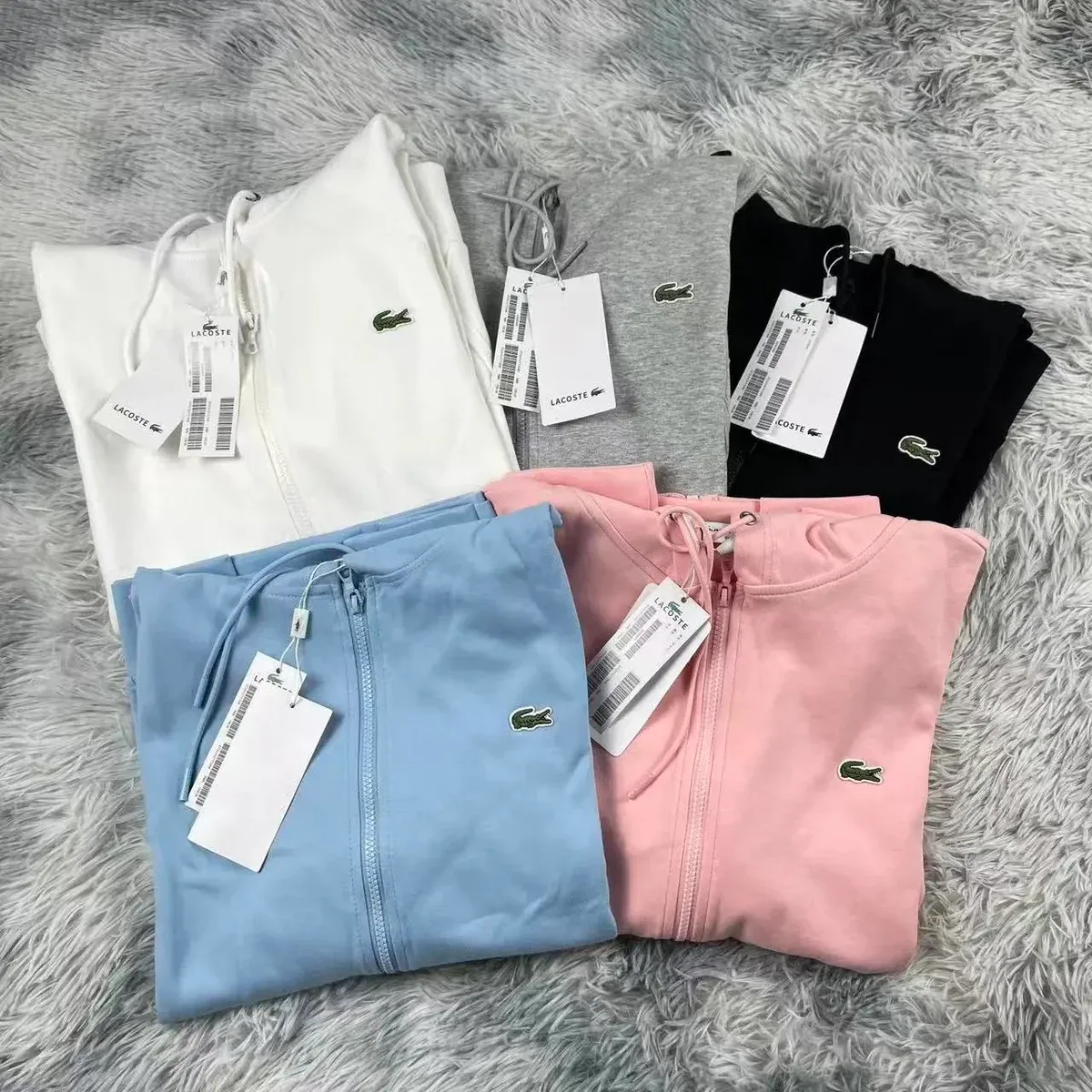 Lacoste Lacoste L.12.12 Zip-Up Hoodie Blind Box Blue - 1