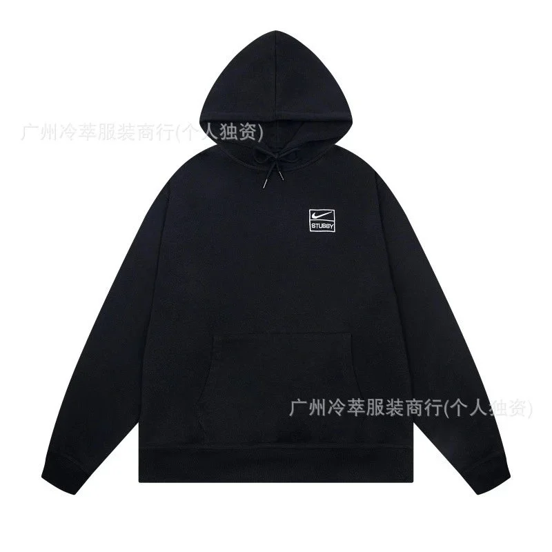 Nike Nike Stussy Black Hoodie Sweatshirt Black - 1